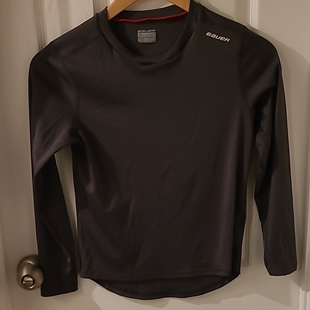 Bauer Black Long Sleeve Shirt